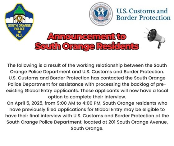 Global Entry interviews 04.25