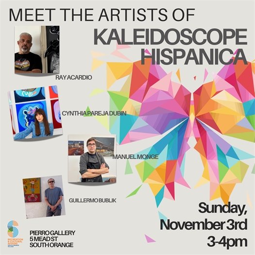 Meet the Artist of Kaleidoscope Hispanica on Sunday Nov. 3rd from 3-4pm 