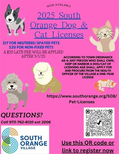 https://www.southorange.org/508/Pet-Licenses