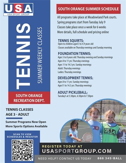 USA Sports Group Tennis Camps