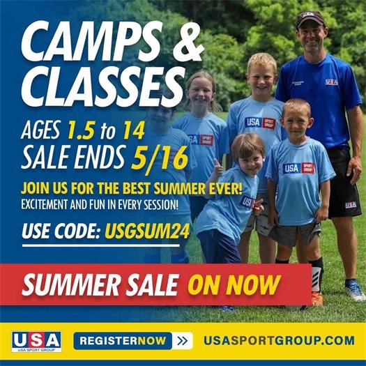 Summer Sale for USA Sports Groups Camps and Classes