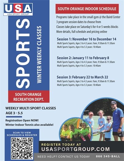 USA Sports Group Winter Sports Weekly Classes