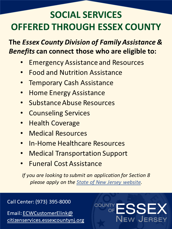 Essex County Social Services Flier