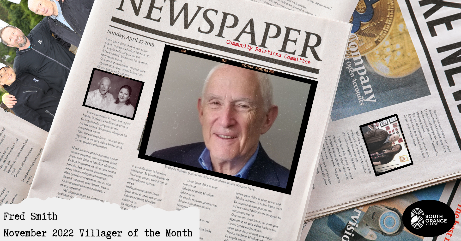 Fred Smith Villager of the Month Nov 2022